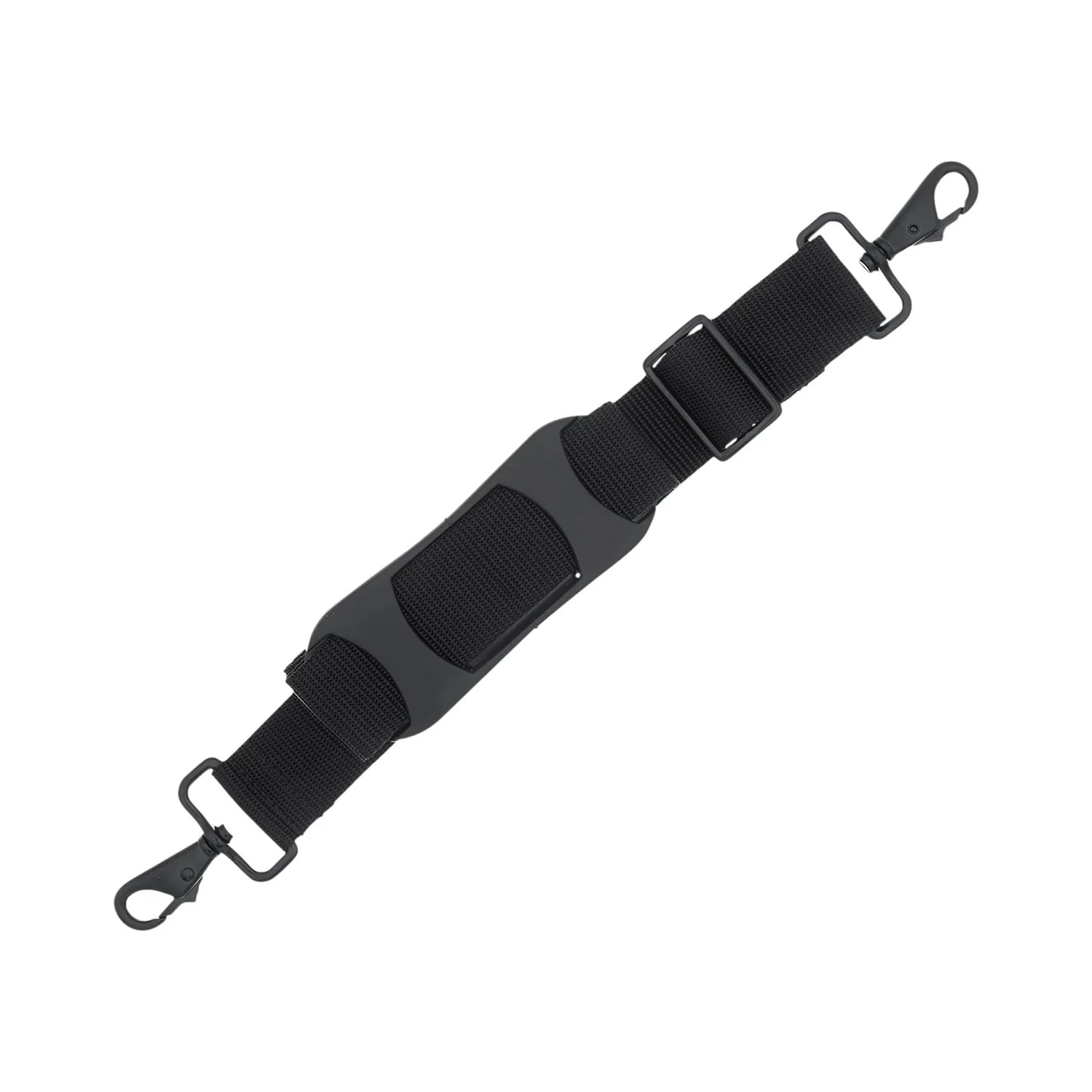 black leather backpack shoulder straps 52" Black, Polypro Shoulder Strap with Pad, Polyester