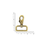 1 1/2" Antique Brass, Lever Swivel Snap Hook, Zinc Alloy, #P-2059-ANTB