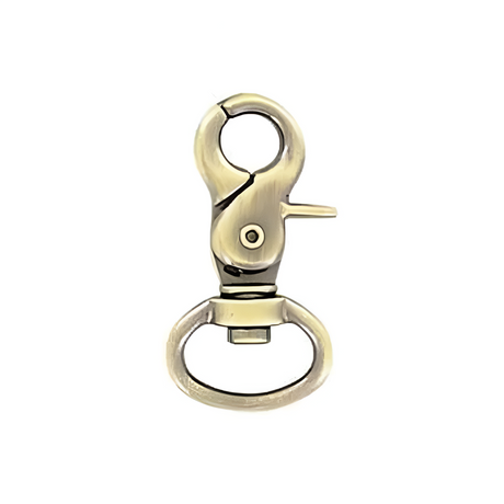 1/2" Antique Brass, 1 1/4" Trigger Swivel Snap Hook, Zinc Alloy-PK5