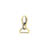 1" Antique Brass, Lever Swivel Snap Hook, Zinc Alloy, #P-3059-ANTB