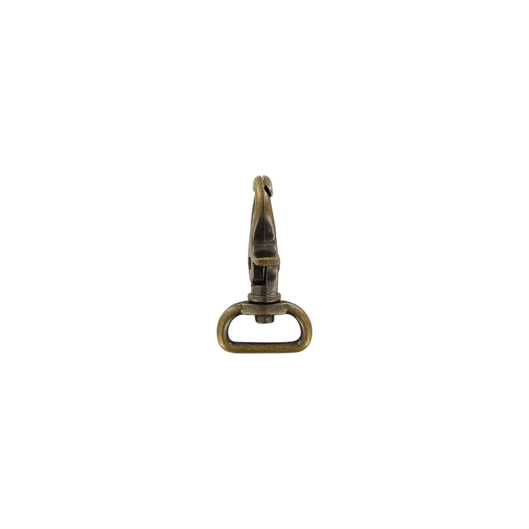 1" Antique Brass, Trigger Swivel Snap Hook, Zinc Alloy, #P-2226-ANTB