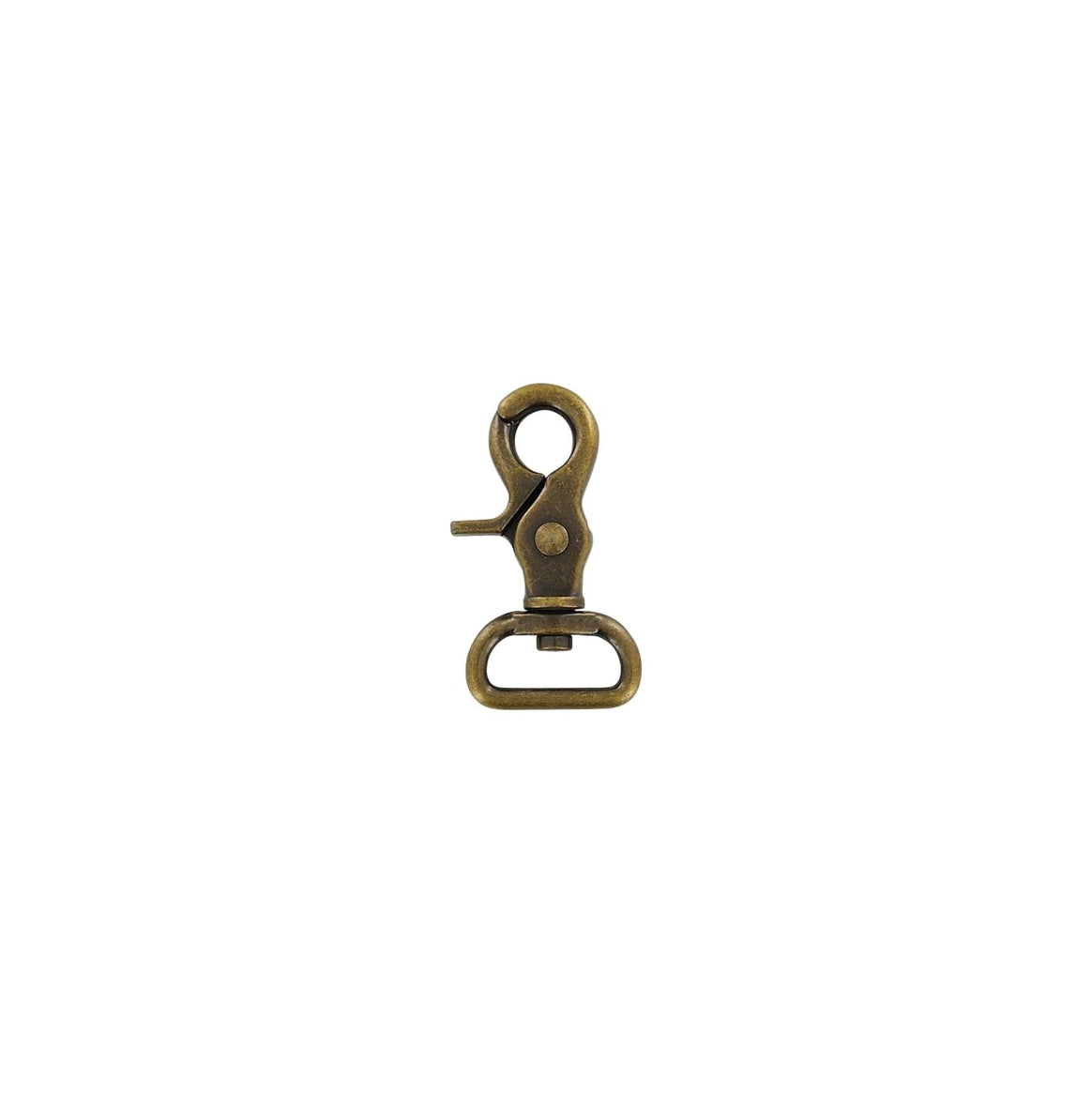 1" Antique Brass, Trigger Swivel Snap Hook, Zinc Alloy, #P-2226-ANTB