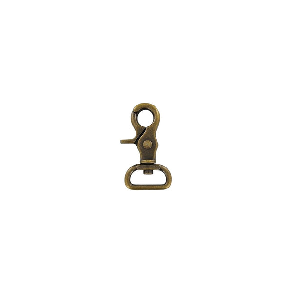 1 Antique Brass, Trigger Swivel Snap Hook, Zinc Alloy, #P-2226-ANTB