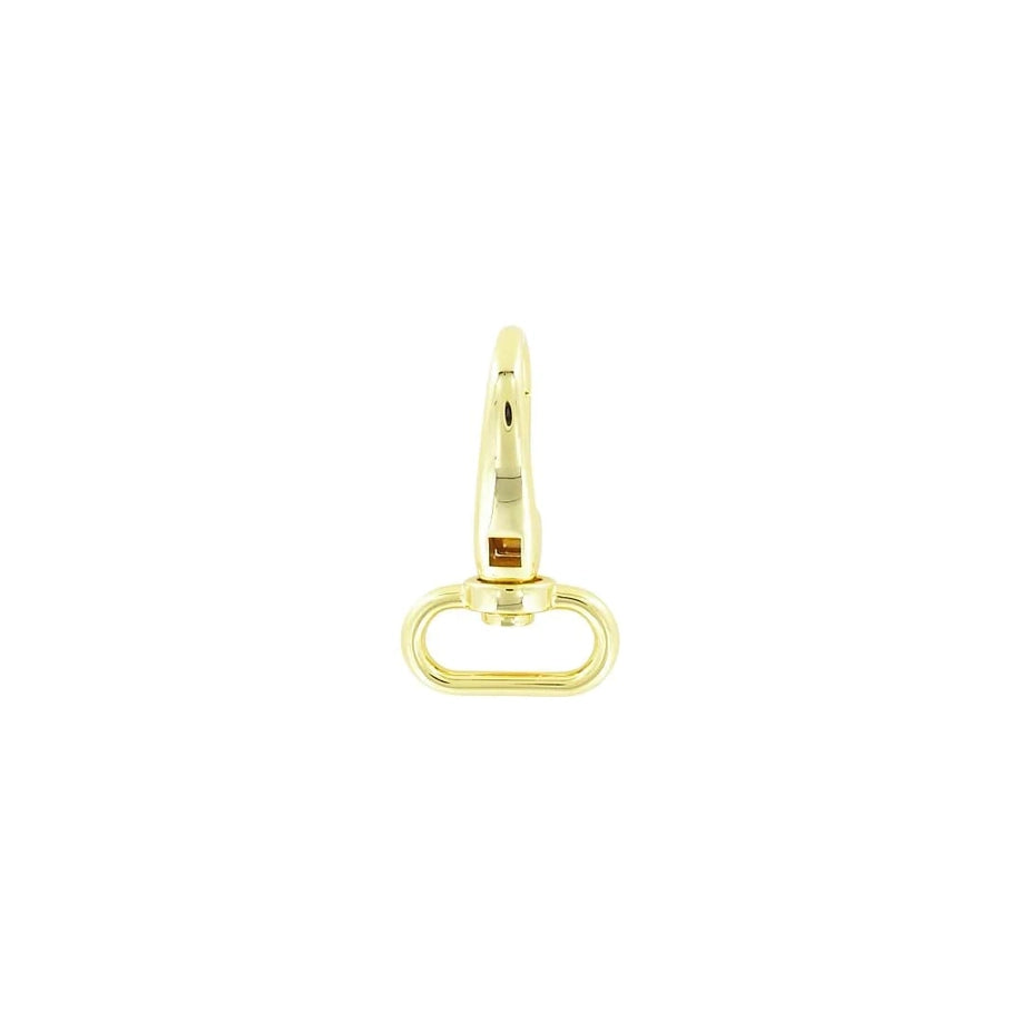 1" Shiny Gold, Lever Swivel Snap Hook, Zinc Alloy, #P-2150-GOLD