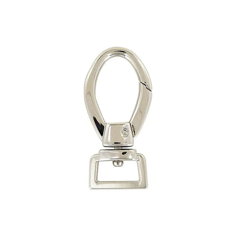 3/4" Nickel, 2 9/16" Lever Swivel Snap Hook, Zinc Alloy