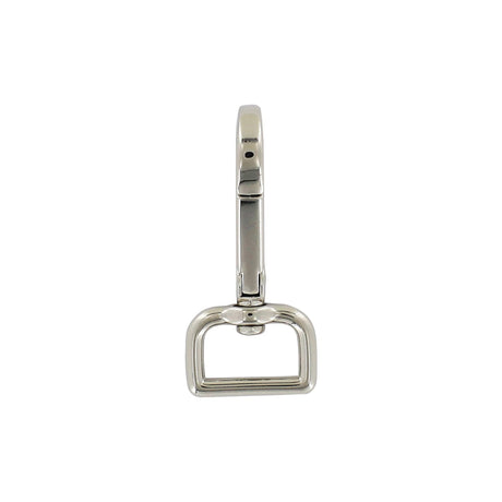 3/4" Shiny Nickel, Tear Drop Lever Swivel Snap, Zinc Alloy