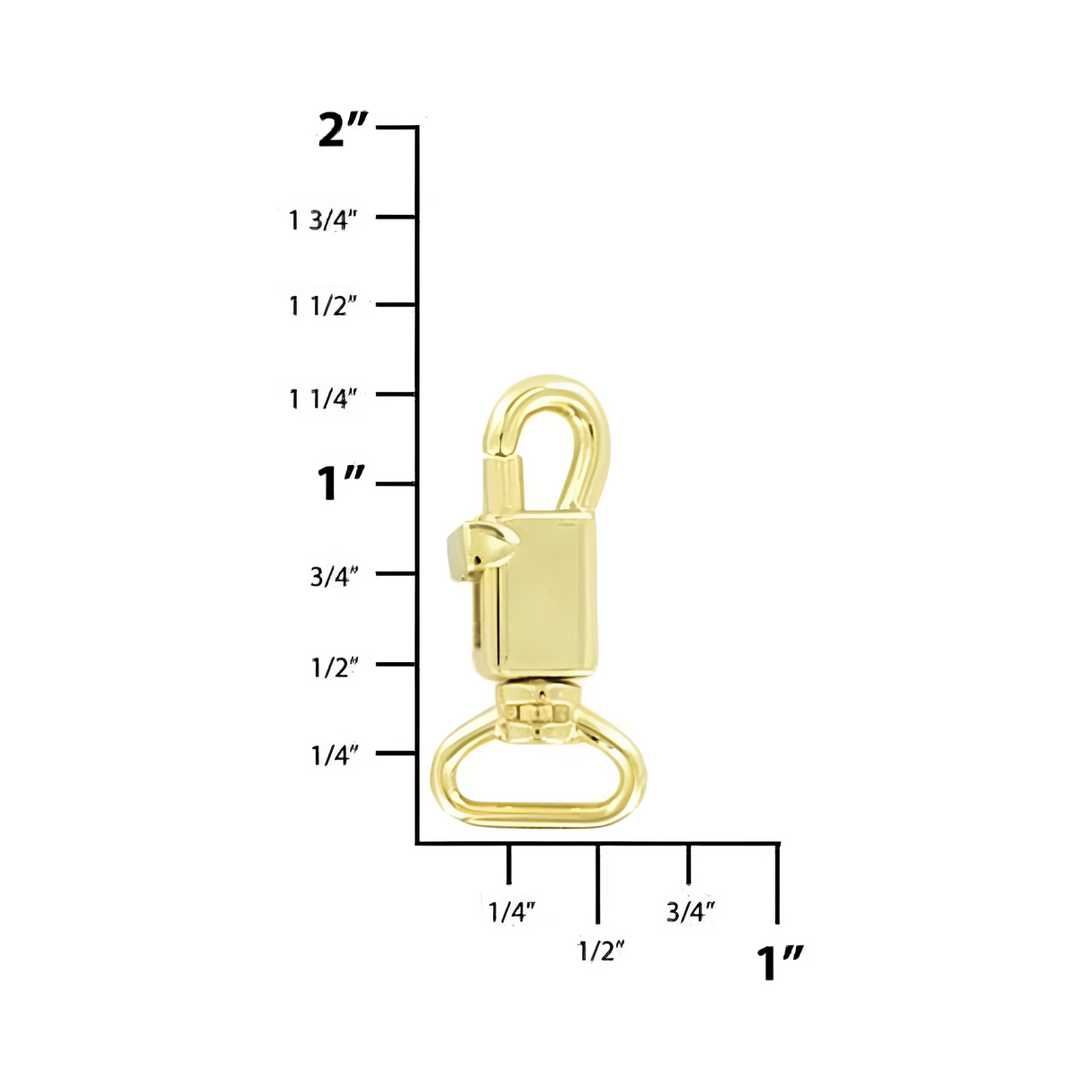 3/8" Shiny Gold, Trigger Swivel Snap Hook, Zinc Alloy-PK5