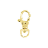 5/16" Gold, 1 7/16" Trigger Swivel Snap Hook, Zinc Alloy