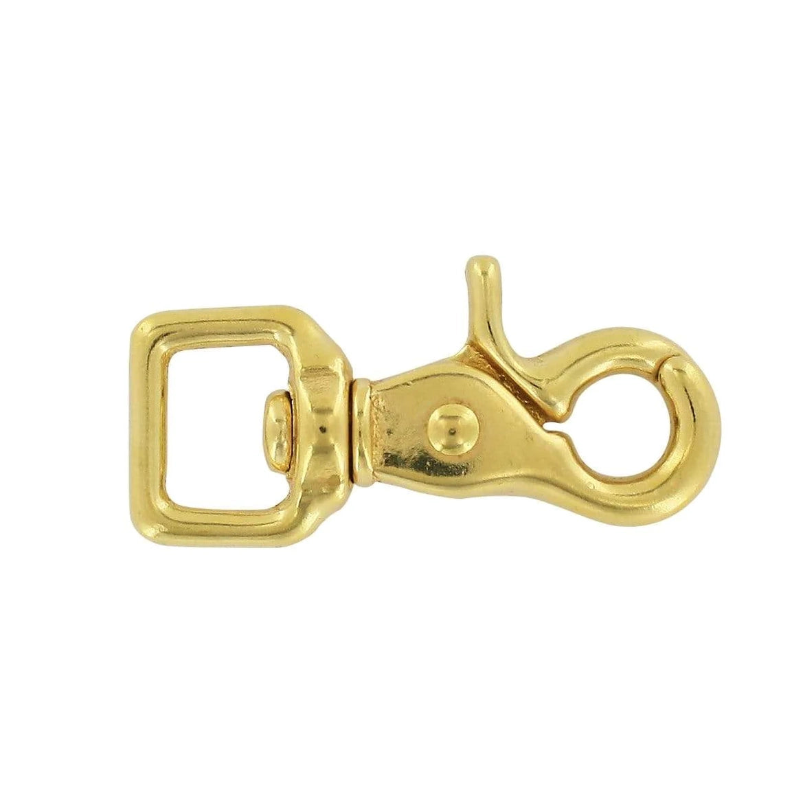 5/8" Brass, Swivel Snap Hook, Solid Brass, #P-1932