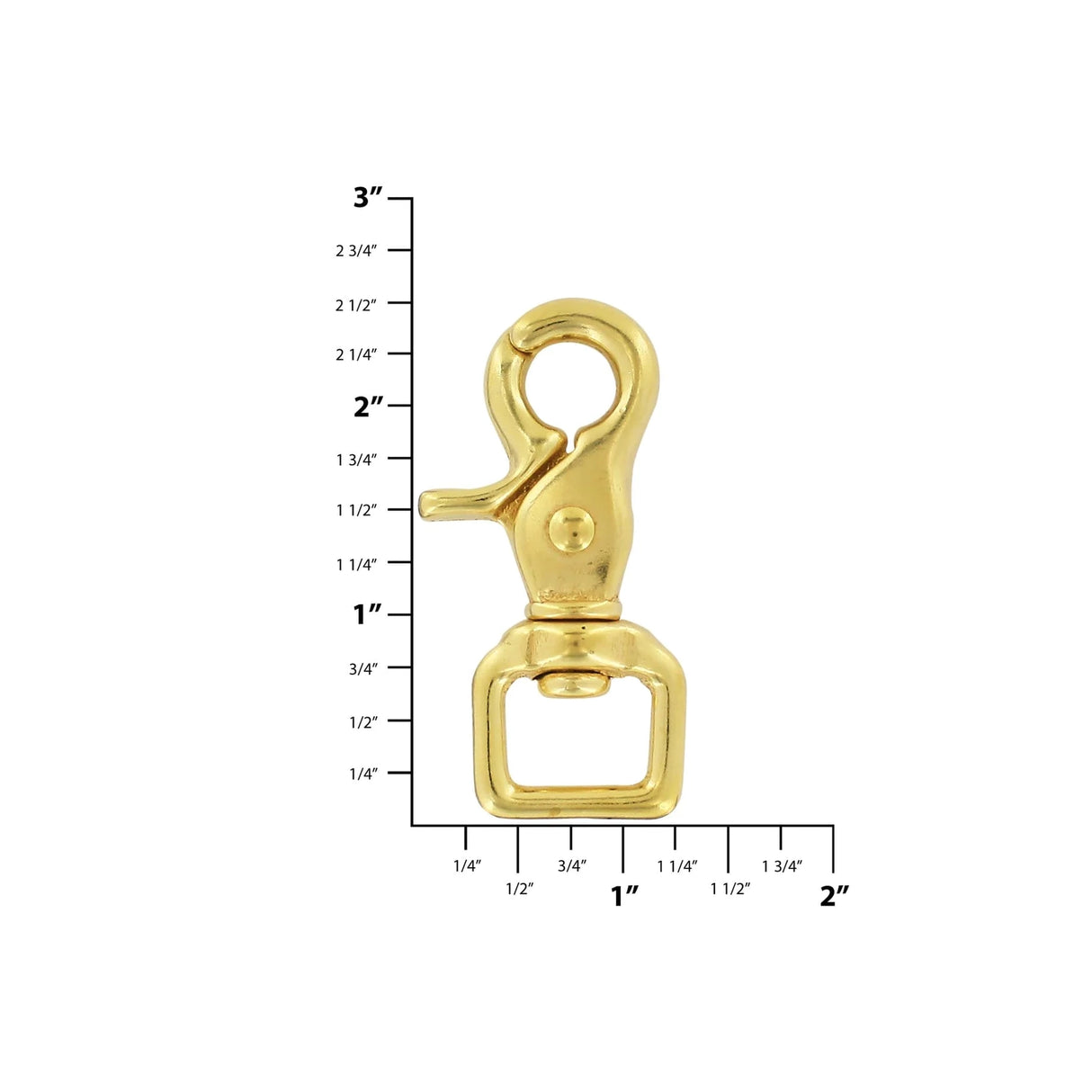 5/8 Brass, Swivel Snap Hook, Solid Brass, #P-1932 – Weaver Leather Supply