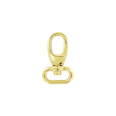 5/8" Shiny Gold, 1 3/8" Lever Swivel Snap Hook, Zinc Alloy