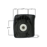 40mm Front Spinner Wheel Pair, Plastic, #L-3679