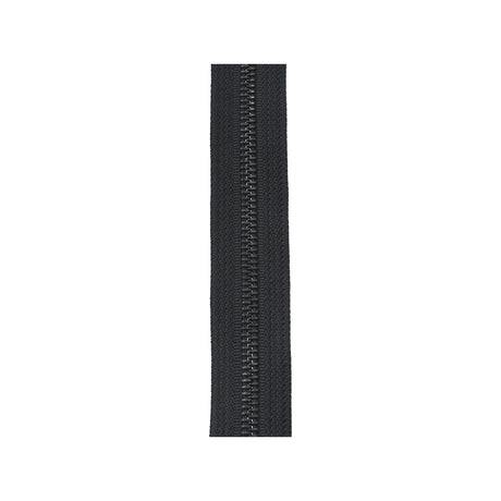#5 Metal, Black, 24" YKK Separating Bomber Jacket Zipper with Black Oxide Teeth