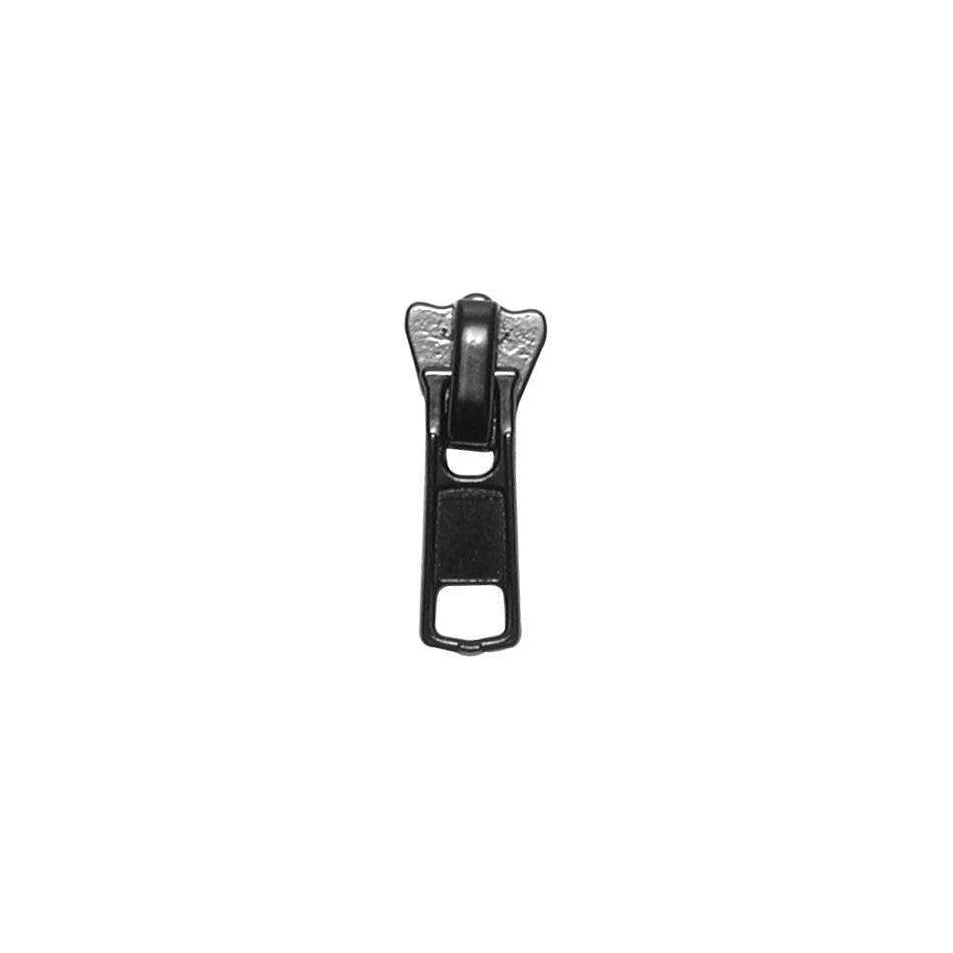 #5 Black, YKK Vislon Auto Lock Zipper Slider, Zinc Alloy, #5V-7-BLK