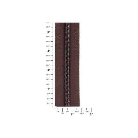 #5 Brown, YKK Coil Zipper Tape, Nylon