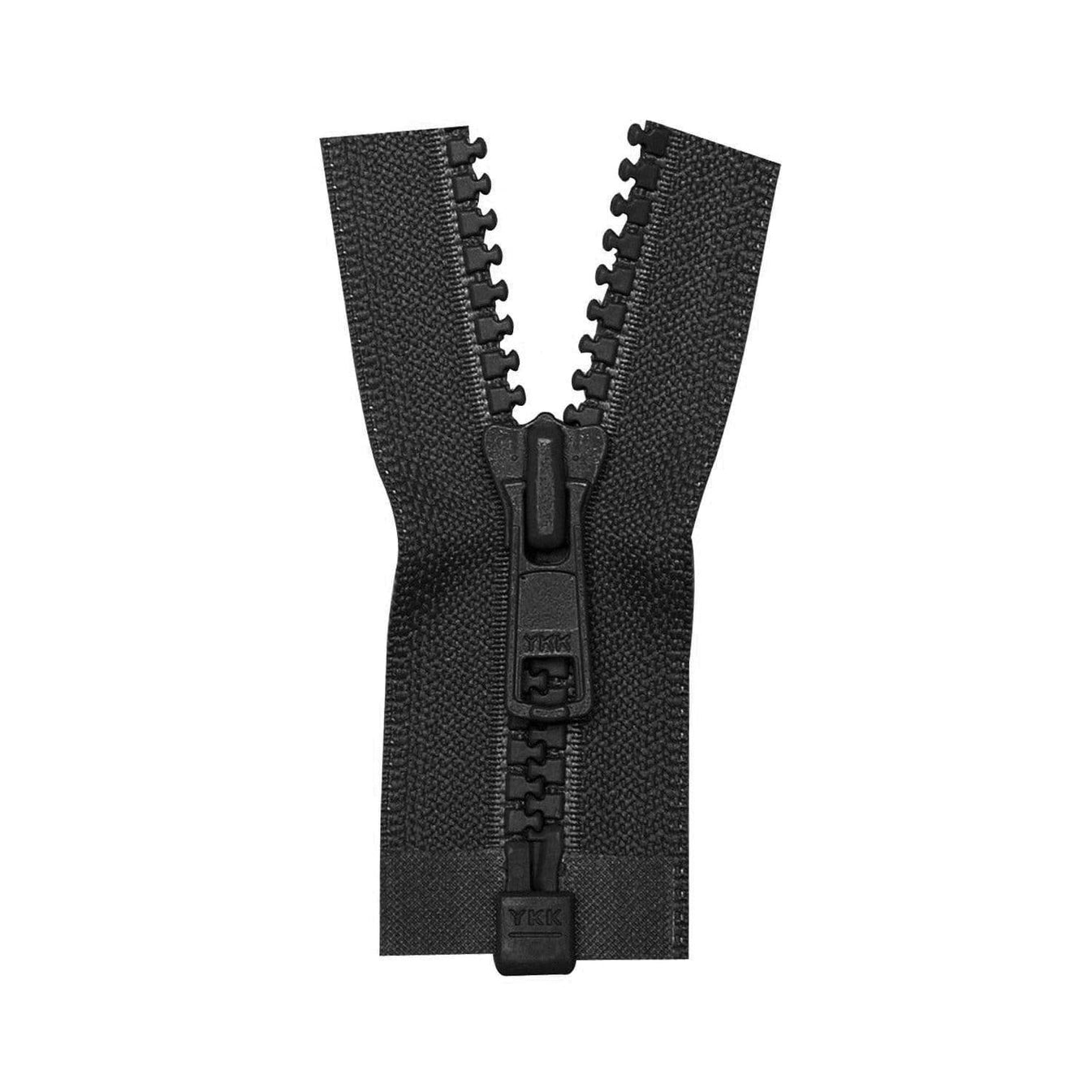 YKK Vislon 2-Way Separating Zipper, 36, Black