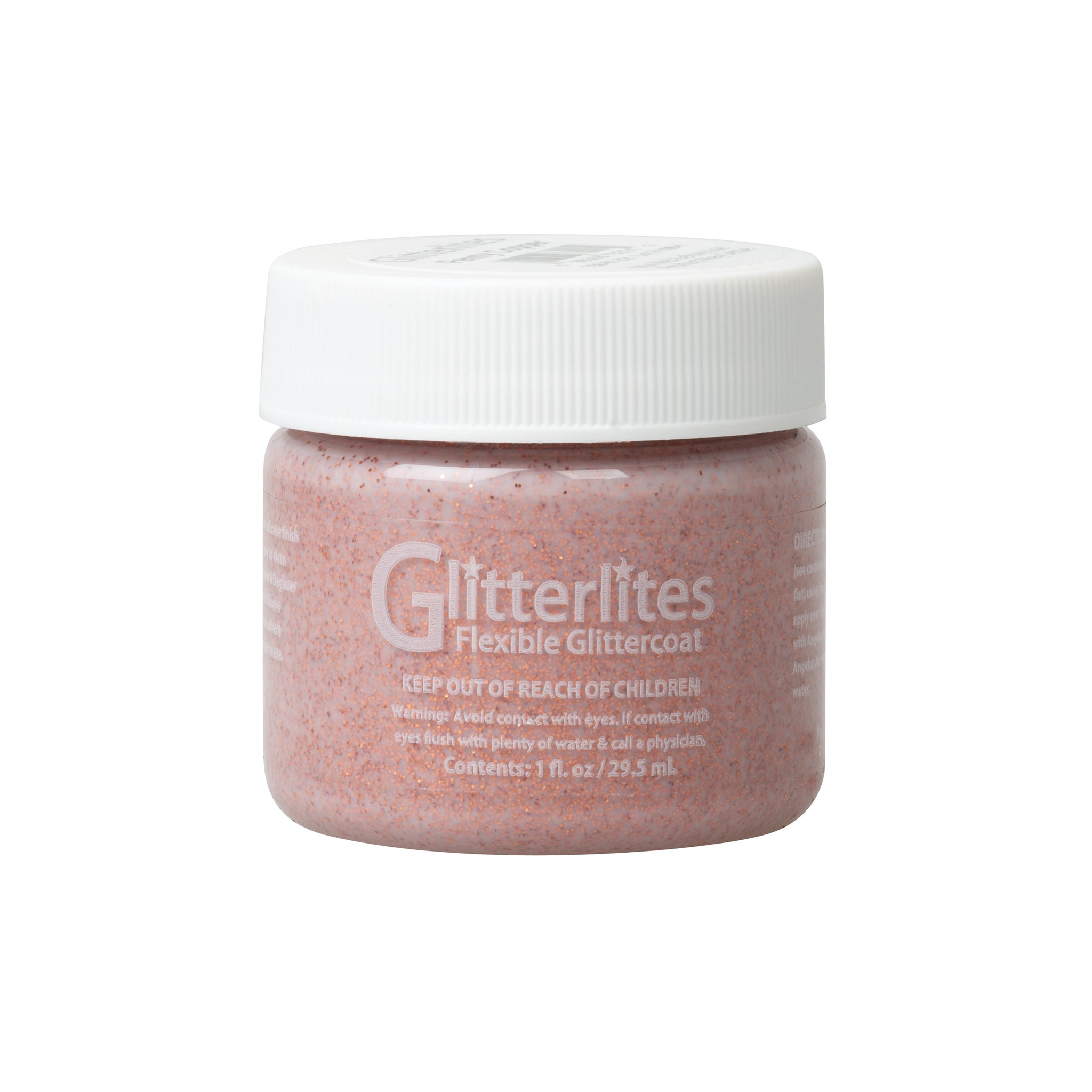 Angelus Glitterlites Farbe – Eisblau, 1 Oz (30 Ml), Für Leder & Vinyl, Made In USA