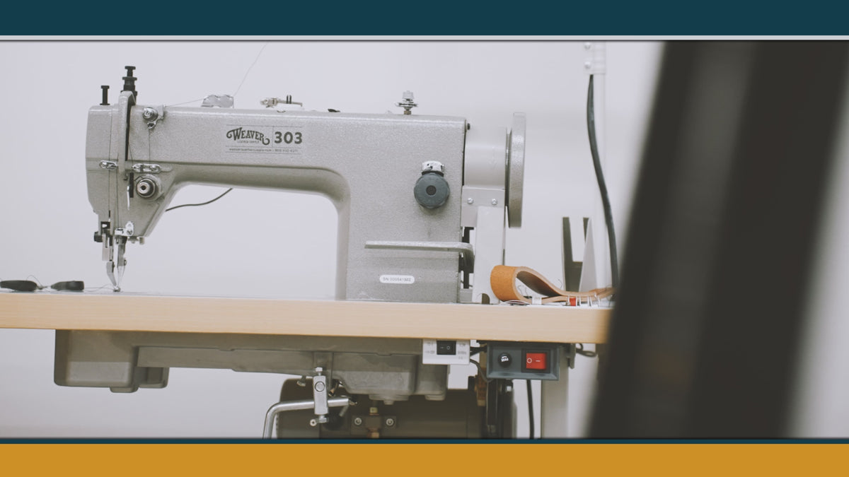 Weaver 441 Industrial Leather Sewing Machine with Stand & Servo Motor