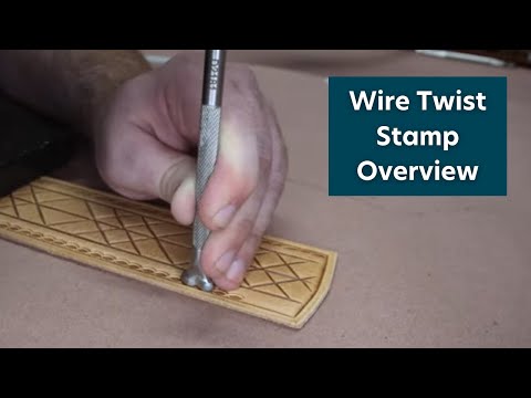 Wire Twist Stamping Tool, D2181 - Weaver Leather Supply