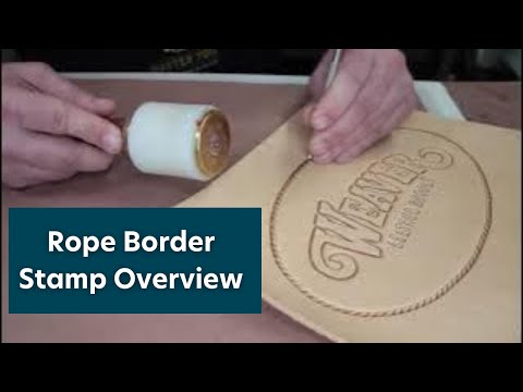 Rope Stamping Tool, R956 - Weaver Leather Supply