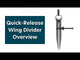 Quick-Release Wing Divider, 4"