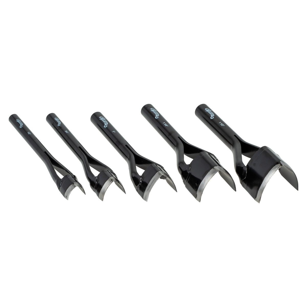 Weaver English Point Strap End Punch Bundle, 5 Sizes