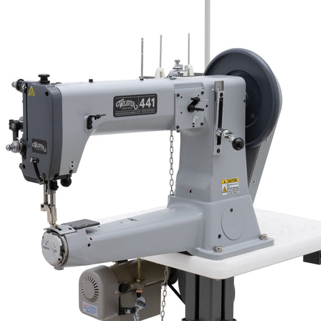Weaver 441 Industrial Leather Sewing Machine with Stand & Servo Motor