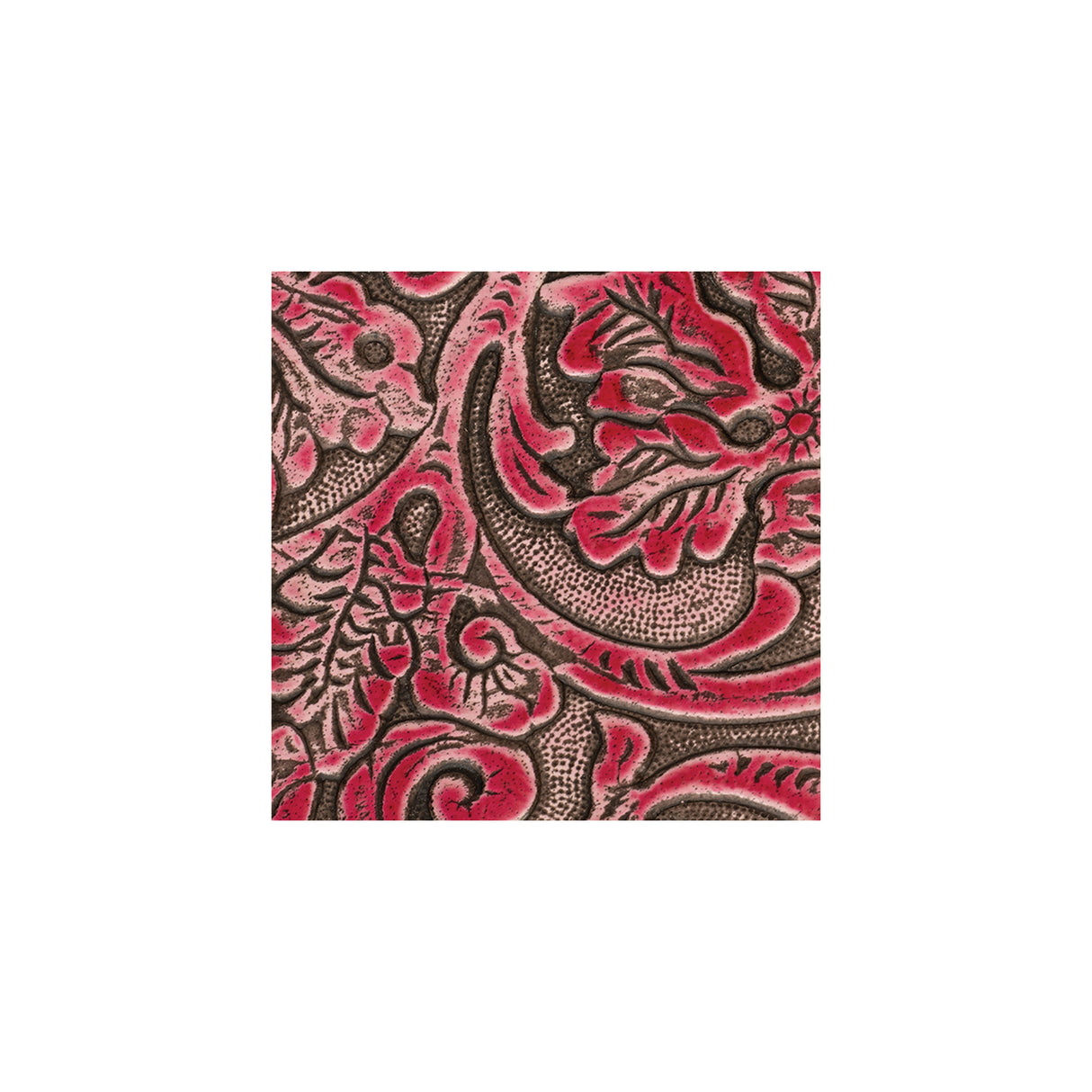 Sample, Embossed Leather, 2/3 oz., Cowboy Tool Pink