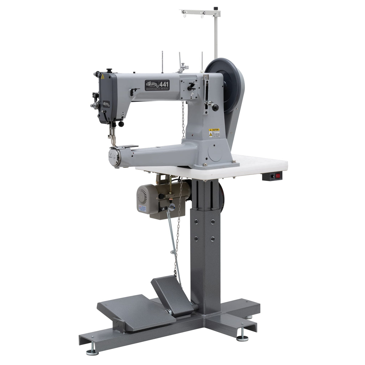 Weaver 441 Industrial Leather Sewing Machine with Stand & Servo Motor