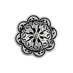 Jeremiah Watt Accented Floral Concho with 3/8" Post