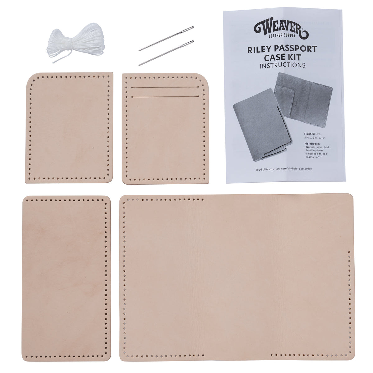 Riley Leather Passport Case Kit