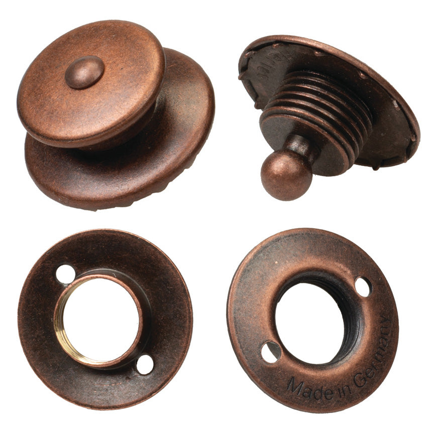 LOXX Fastener, Antique Brass – Maker's Leather Supply