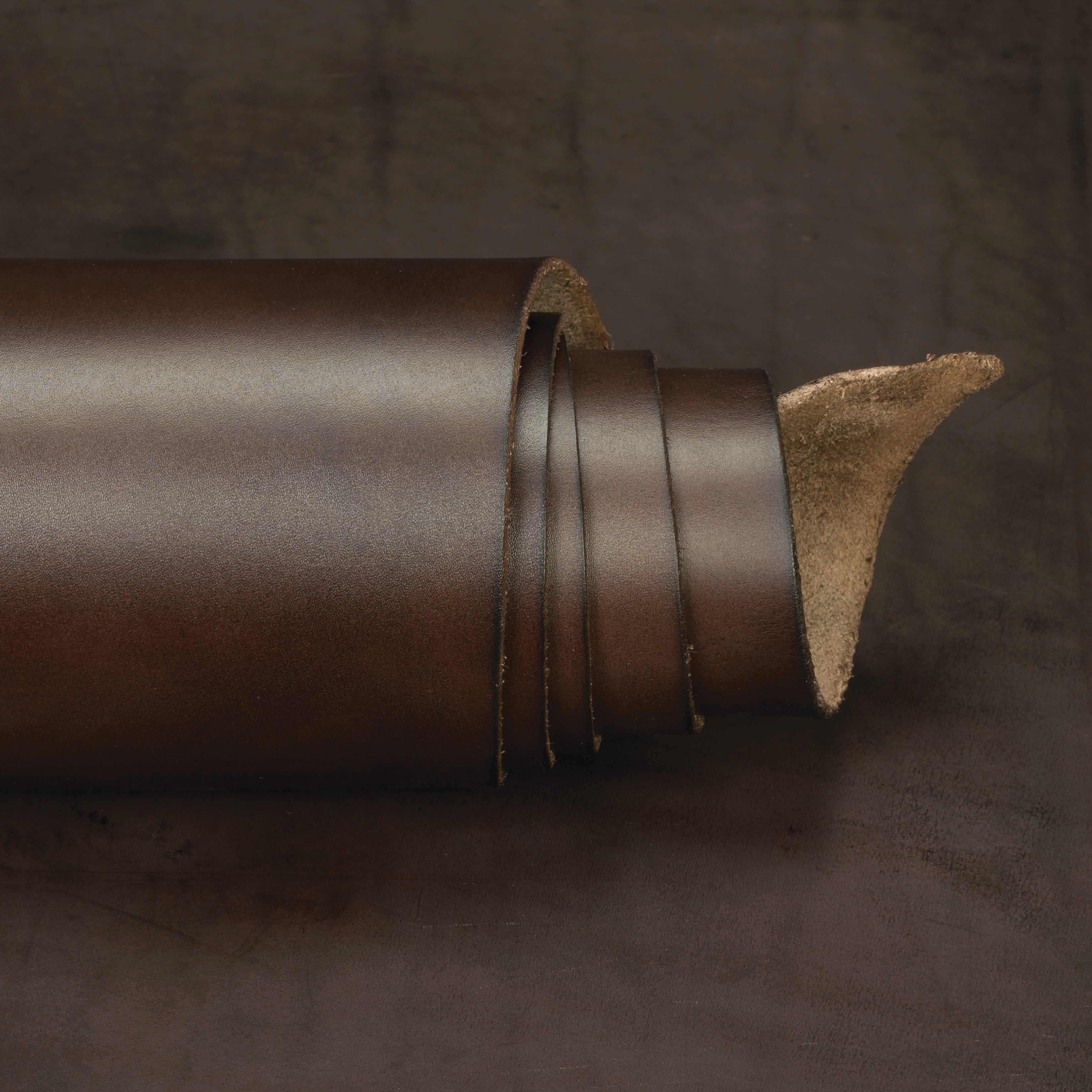 8-9 oz. Finished Double Shoulders Leather, Distressed Look