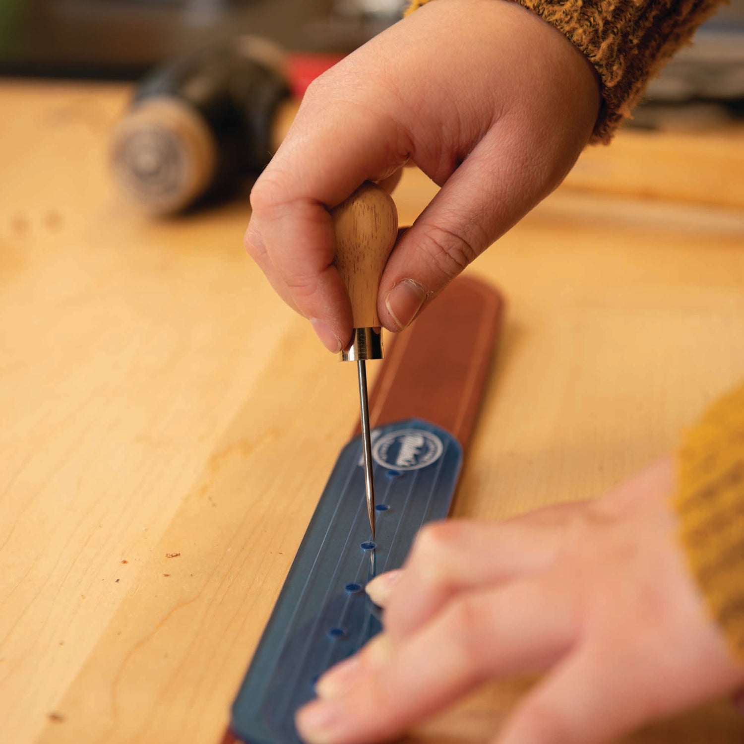 Belt End Template Set by Maker's Leather Supply