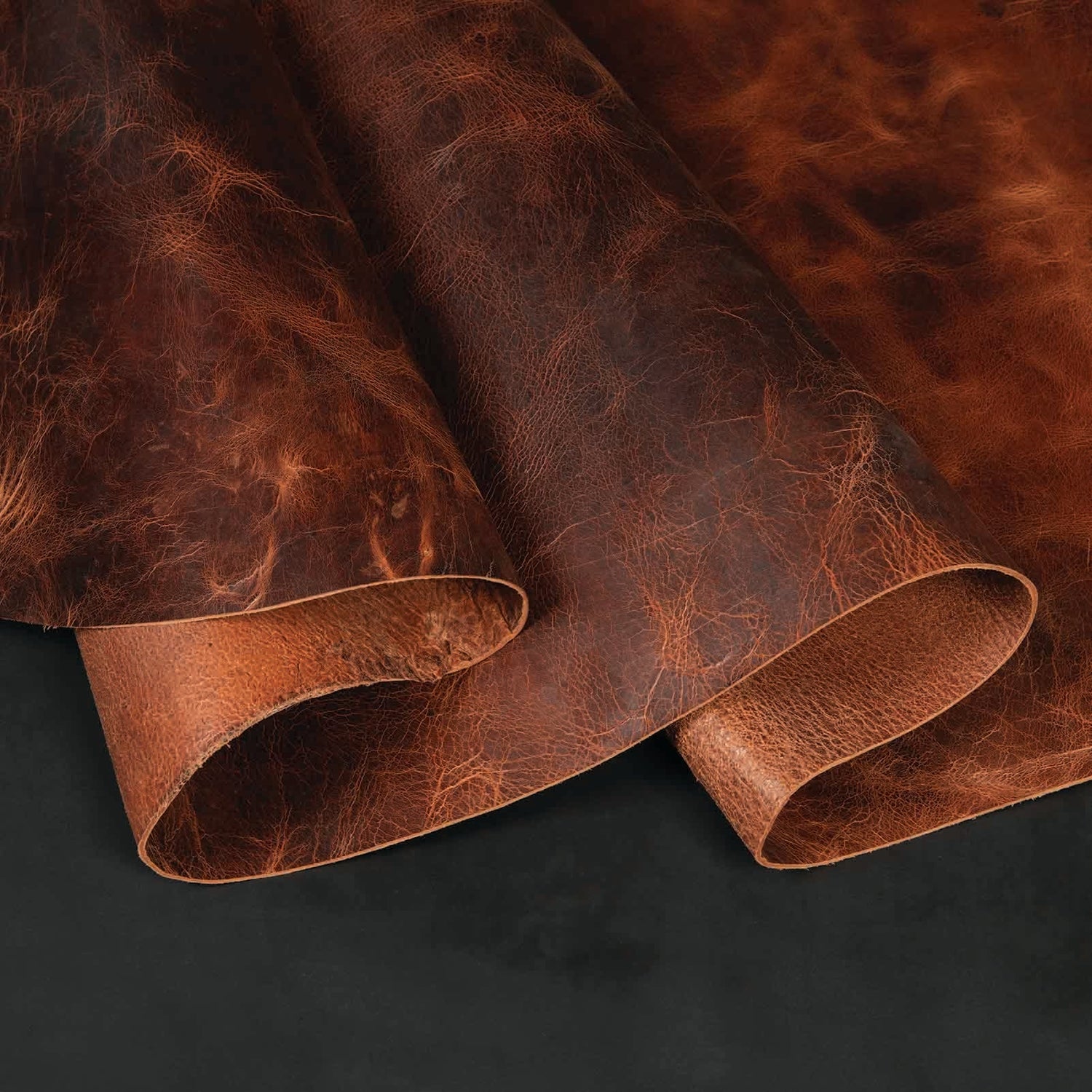 Sample, Water Buffalo Leather, Single Bend