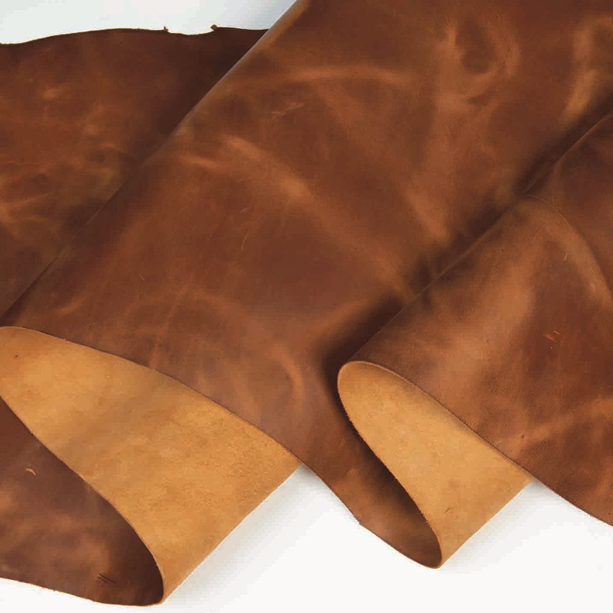 Sample, Old West Pull-Up Leather, 4-5 oz.
