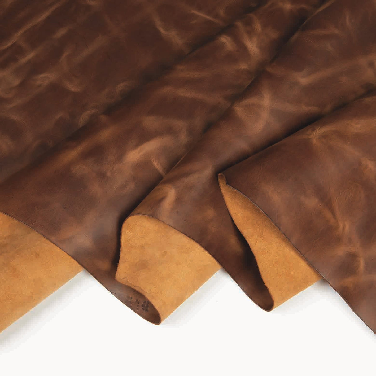 Sample, Old West Pull-Up Leather, 4-5 oz.