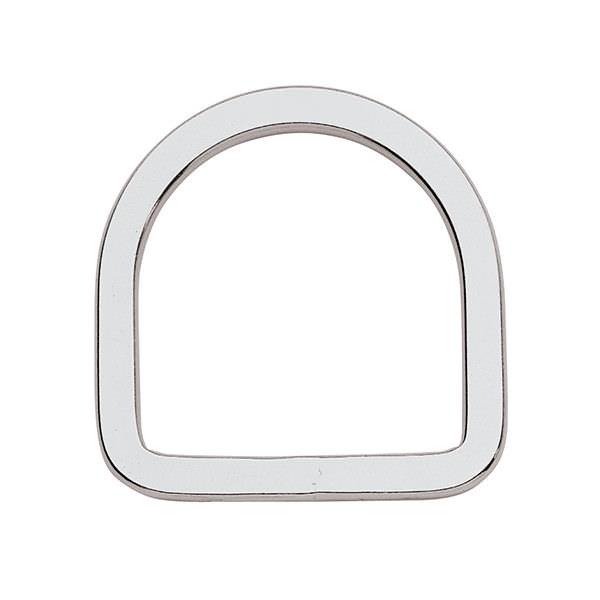 F-102-SS Flat Saddle D-Ring, Stainless Steel, 3-1/2"