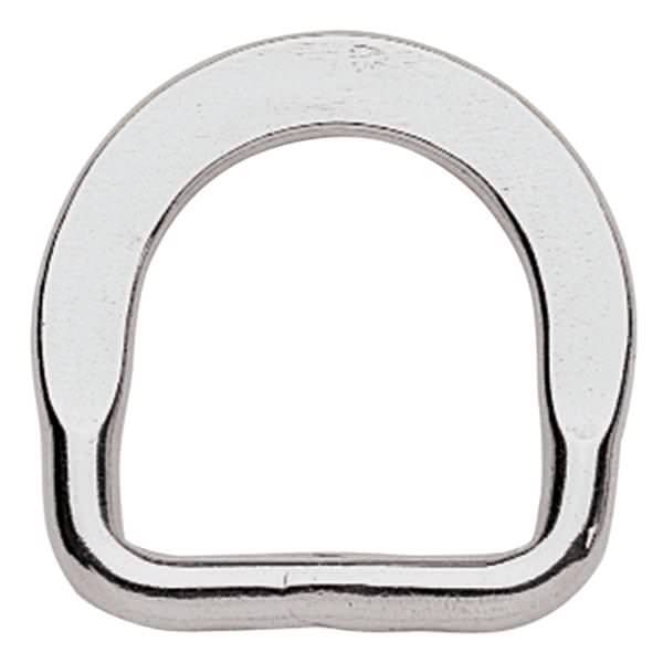 Flat Saddle Dee Stainless Steel, 1-1/4"