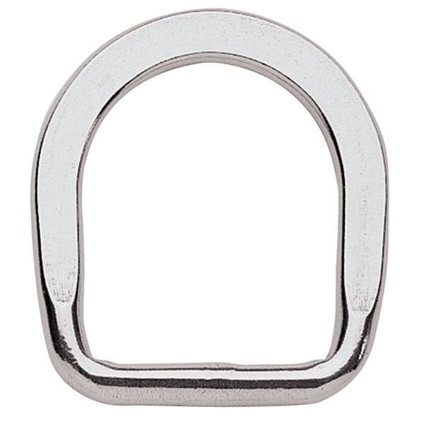 Flat Saddle Dee Stainless Steel, 1-3/4"