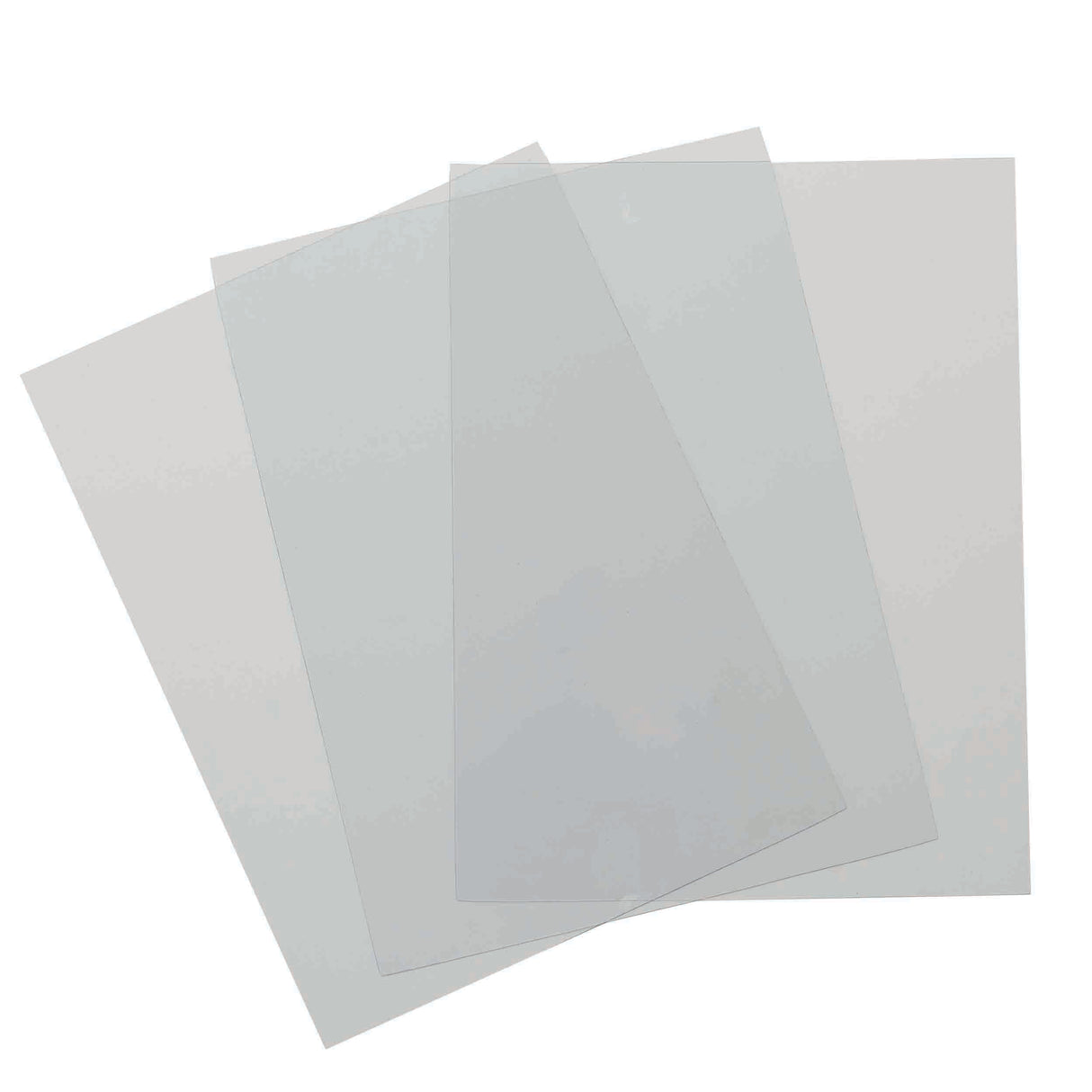 Clear Plastic Sheet, 8-1/2 x 11, 3-Pack