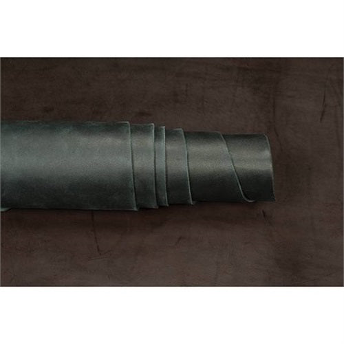 Sample, Hermann Oak® Black Veg Tanned Strap Leather