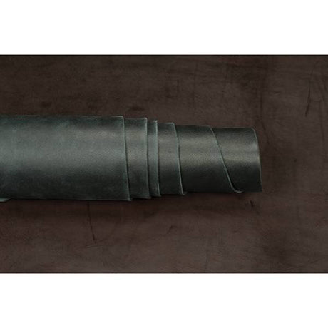 Hermann Oak® Black Veg Tanned Strap Leather, Sides