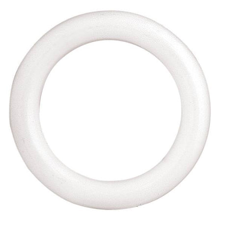 #20 Plastic Ring White, 1-1/8"
