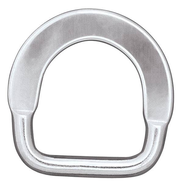 F-100-SS Flat Saddle D-Ring, Stainless Steel, 1"