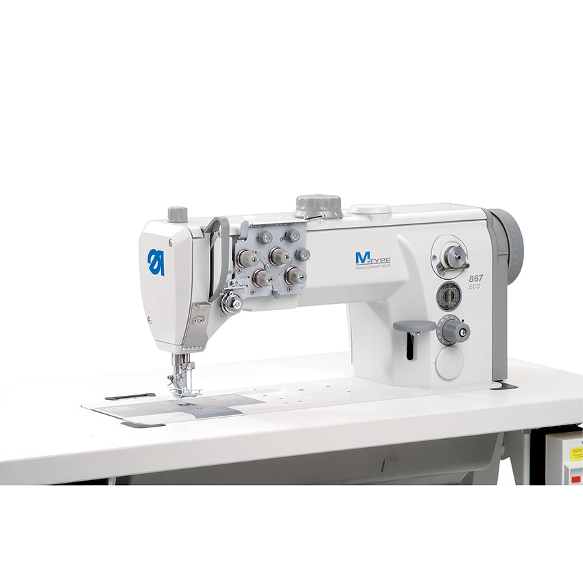 Adler 867 Double Needle ECO Sewing Machine, Head Only