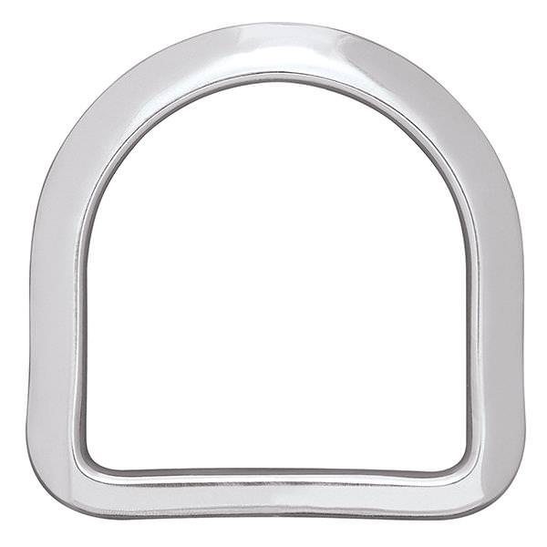 Beveled Saddle Dee Stainless Steel, 2-1/2"