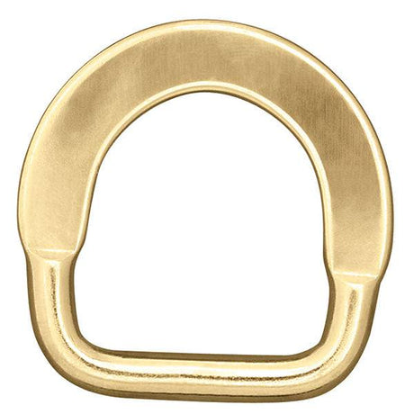 Flat Saddle Dee Solid Brass, 1"