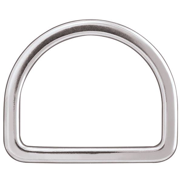 11112 Flat Saddle D-Ring, Stainless Steel, 3"
