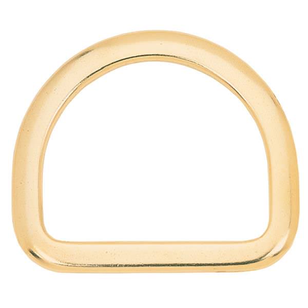 Saddle Dee Solid Brass, 3"